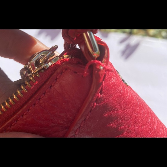 Cole Haan Rounded Hobo Caribbean, Leather, Red - Picture 10 of 16